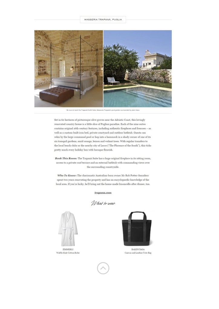 Masseria Trapana, Mrporter.com, 25 February 2016-2