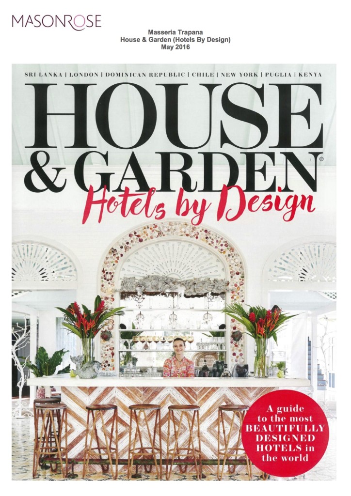 Homes & Garden (Hotels By Design), May 2016-1