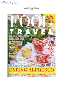 Masseria Trapana, Food and Travel Magazine, July 2016-1